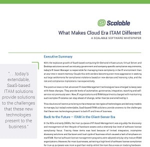What Makes Cloud Era ITAM Different