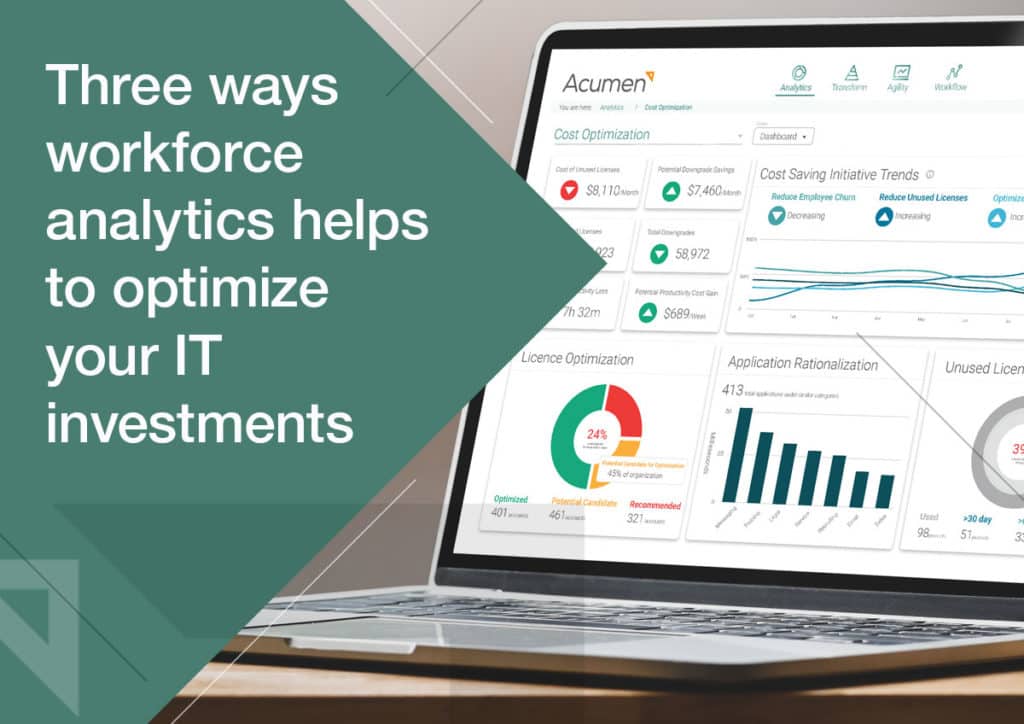 Drei Möglichkeiten, wie Workforce Analytics hilft, Ihre IT-Investitionen zu optimieren